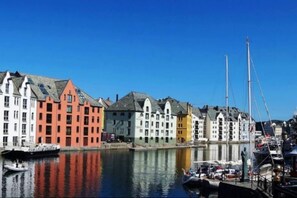 Apartment, 2 Bedrooms | Exterior - Family Friendly, Free Parking Space, Short Walk to Brosundet (Ålesund)