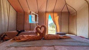 Bed sheets - Jardin Kotori Luxury Camp (Rissani)