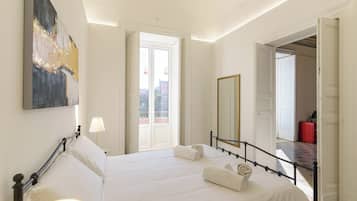 1 bedroom, blackout curtains, soundproofing, iron/ironing board