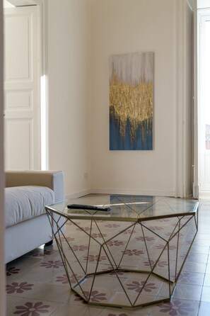 Deluxe Double Room | Living area - KleoSuites (Catania)