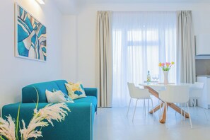 Departamento de lujo | Área de sala de estar | Televisión 