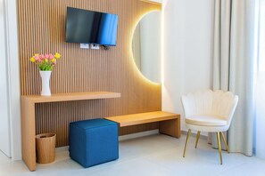 Luksusleilighet | Skrivebord, blendingsgardiner, lydisolert og wi-fi (inkludert)