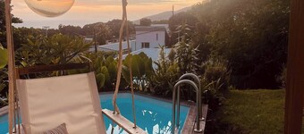 Villa Kayooli: Cacao studio, pool and sea view