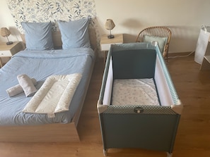 2 chambres, draps fournis