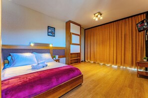 Iron/ironing board, free cribs/infant beds, free WiFi, bed sheets