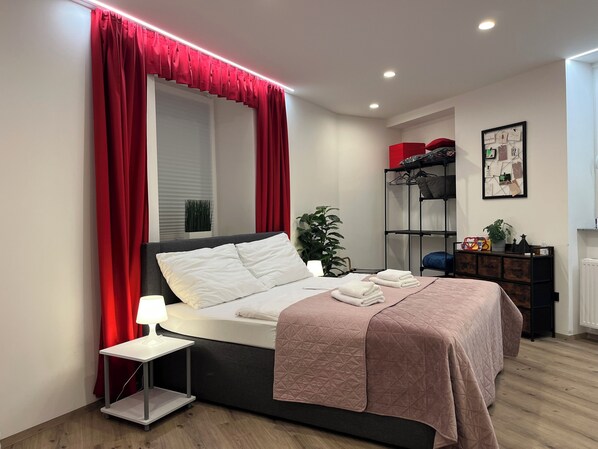 1 soverom, wi-fi og sengetøy