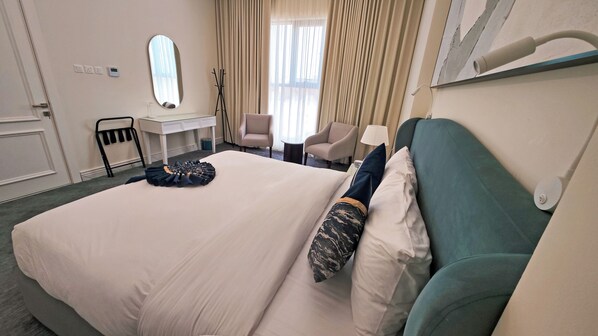 Suite estándar | Sábanas de algodón egipcio y ropa de cama de alta calidad 