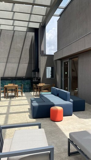 Basic-Apartment | Speisen im Freien