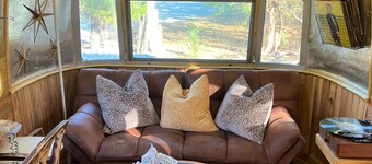 Elvis Themed RV Glamping Farmstay near Graceland with outdoor bath