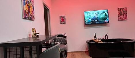 Chambre Luxe, balcon, vue ville | Draps italiens Frette, literie de qualité supérieure