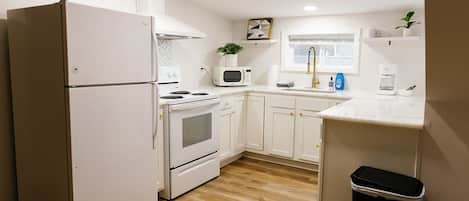 Microwave, oven, stovetop