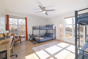 Smart TV, video games, ping pong, books
