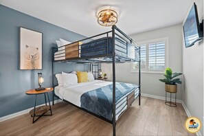 6 bedrooms, iron/ironing board, travel crib, free WiFi