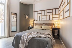 2 室のベッドルーム、アイロン / アイロ�ン台、WiFi、ベッドシーツ