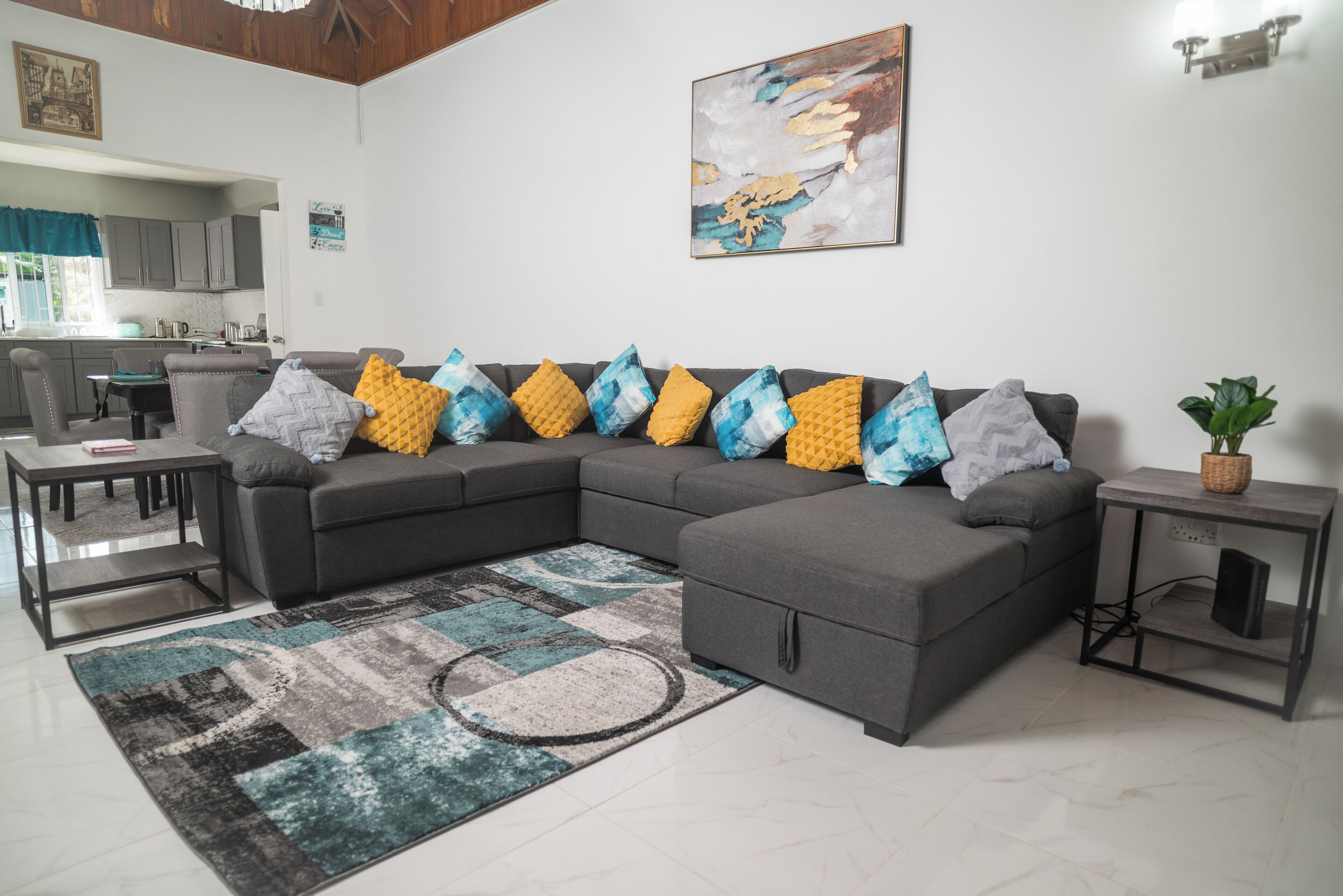 Deluxe House, Garden View | Living area