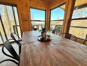 Dining - Newly built, Cabin in the Clouds (Bryson City)
