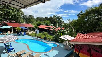 Basic Double or Twin Room, Pool View | Terrace/patio