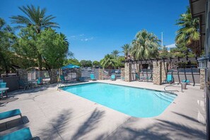 Indoor pool, outdoor pool