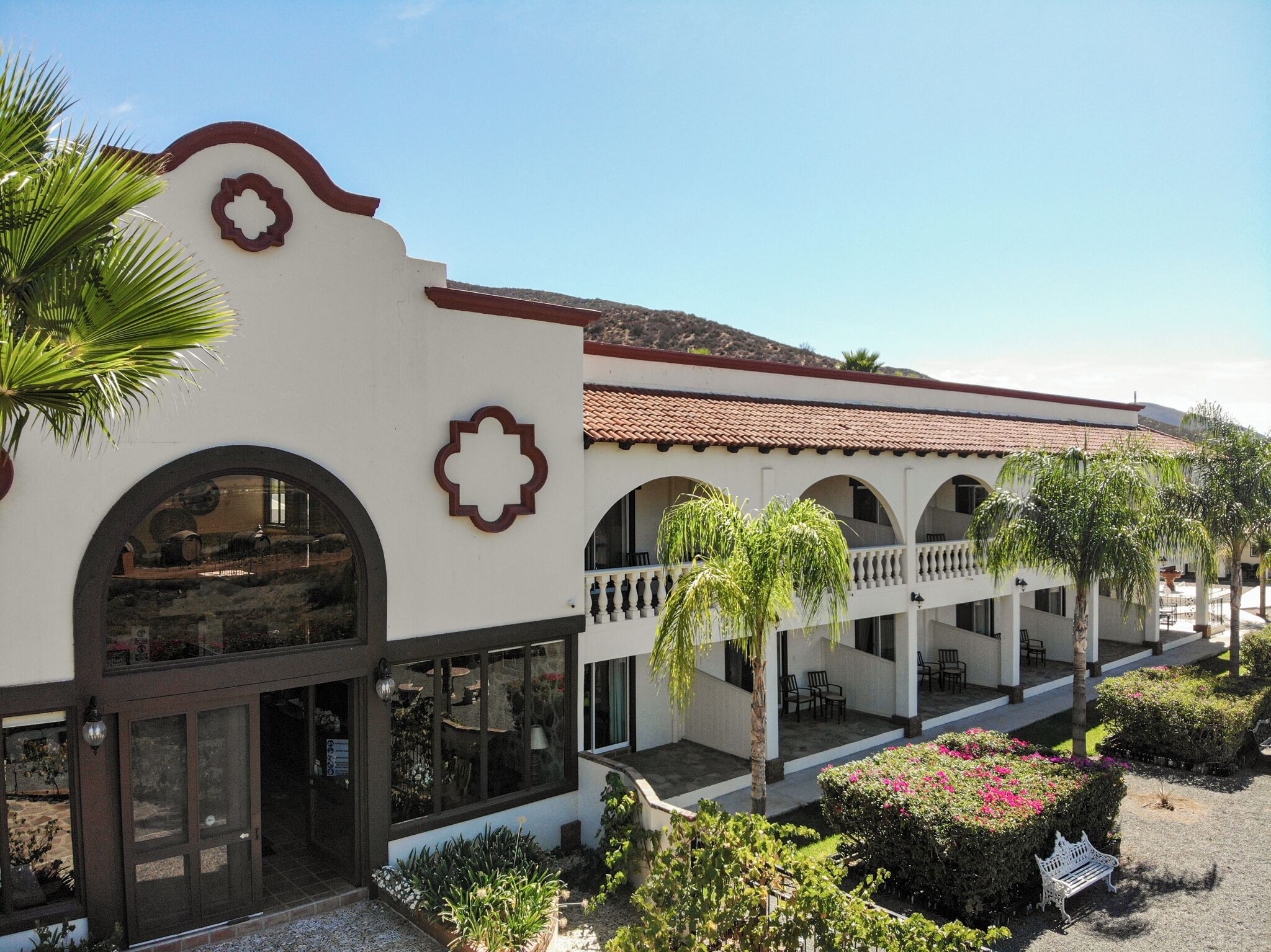 Façade de l’hébergement