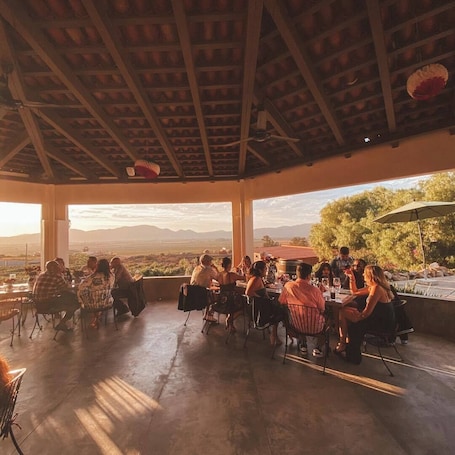 Se sirven desayunos y almuerzos, cocina internacional