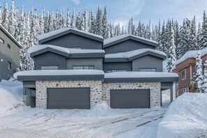 Exterior - Modern home with 2 master bedrooms, private hot tub, garage and mountain views (Silver Star Mountain)