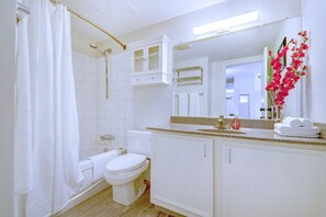 Hair dryer, towels