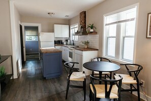 Microwave, oven, stovetop, paper towels