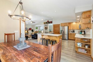 Interior - Rustic Pine Cabin Getaway with Hot Tub, Hiking Trails and Pet-Friendly Grounds (Ronald)