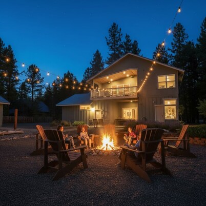 Rustic Pine Cabin Getaway with Hot Tub, Hiking Trails and Pet-Friendly Grounds