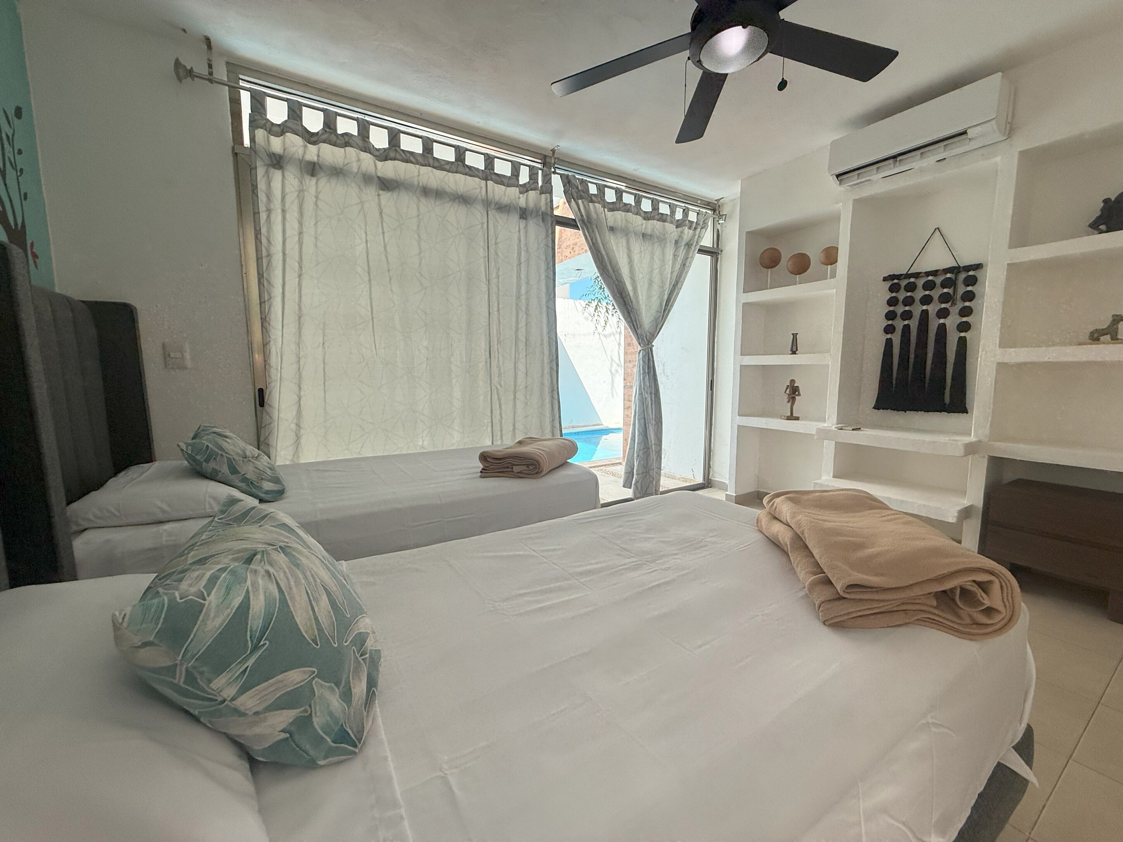 5 bedrooms, iron/ironing board, travel cot, WiFi