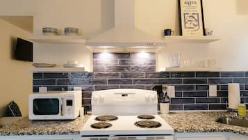 Microwave, oven, stovetop