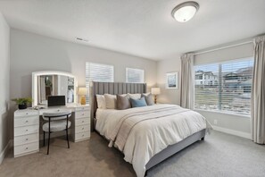4 bedrooms, iron/ironing board, travel cot, free WiFi