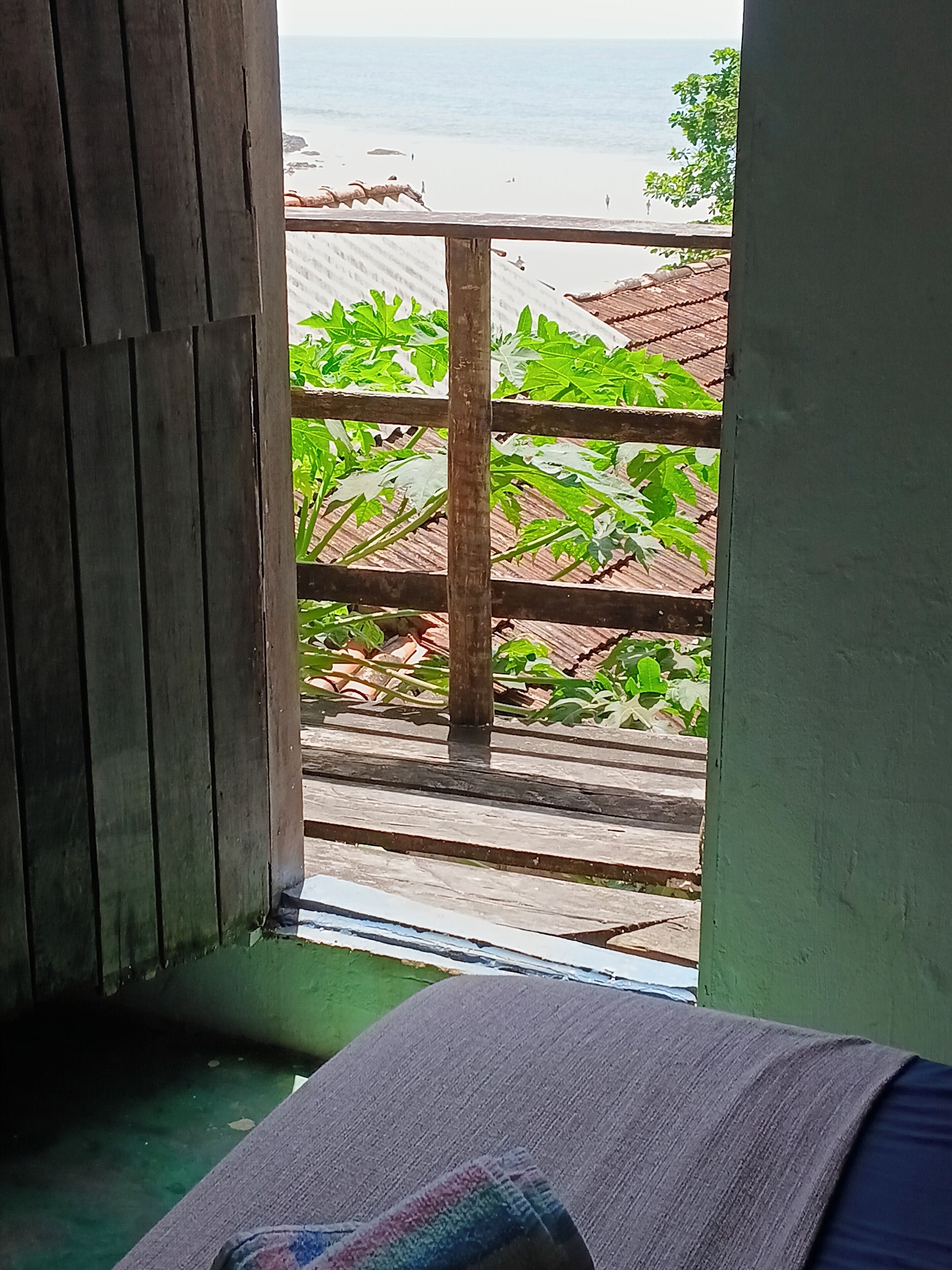 Economy Triple Room, Beach View | View from property