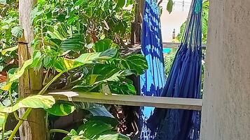 Economy tweepersoonskamer, voor 1 persoon, uitzicht op zee | Veranda