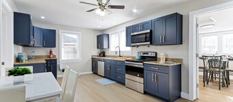 Spacious 4-bedroom house in amazing Portsmouth with WiFi