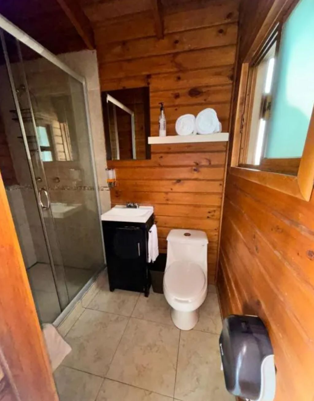 Towels, soap, toilet paper