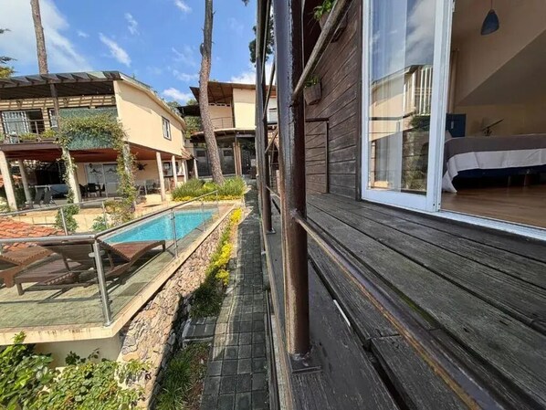 Overnattingsstedets uteområder