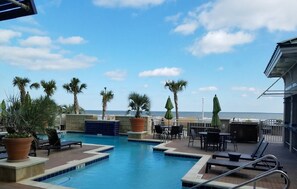 Indoor pool, outdoor pool - OBC - 2BR/2BA - City View - Oceanfront Resort on VB Boardwalk (Virginia Beach)