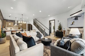 Townhome, Balcony, Mountain View | Living area | Smart TV