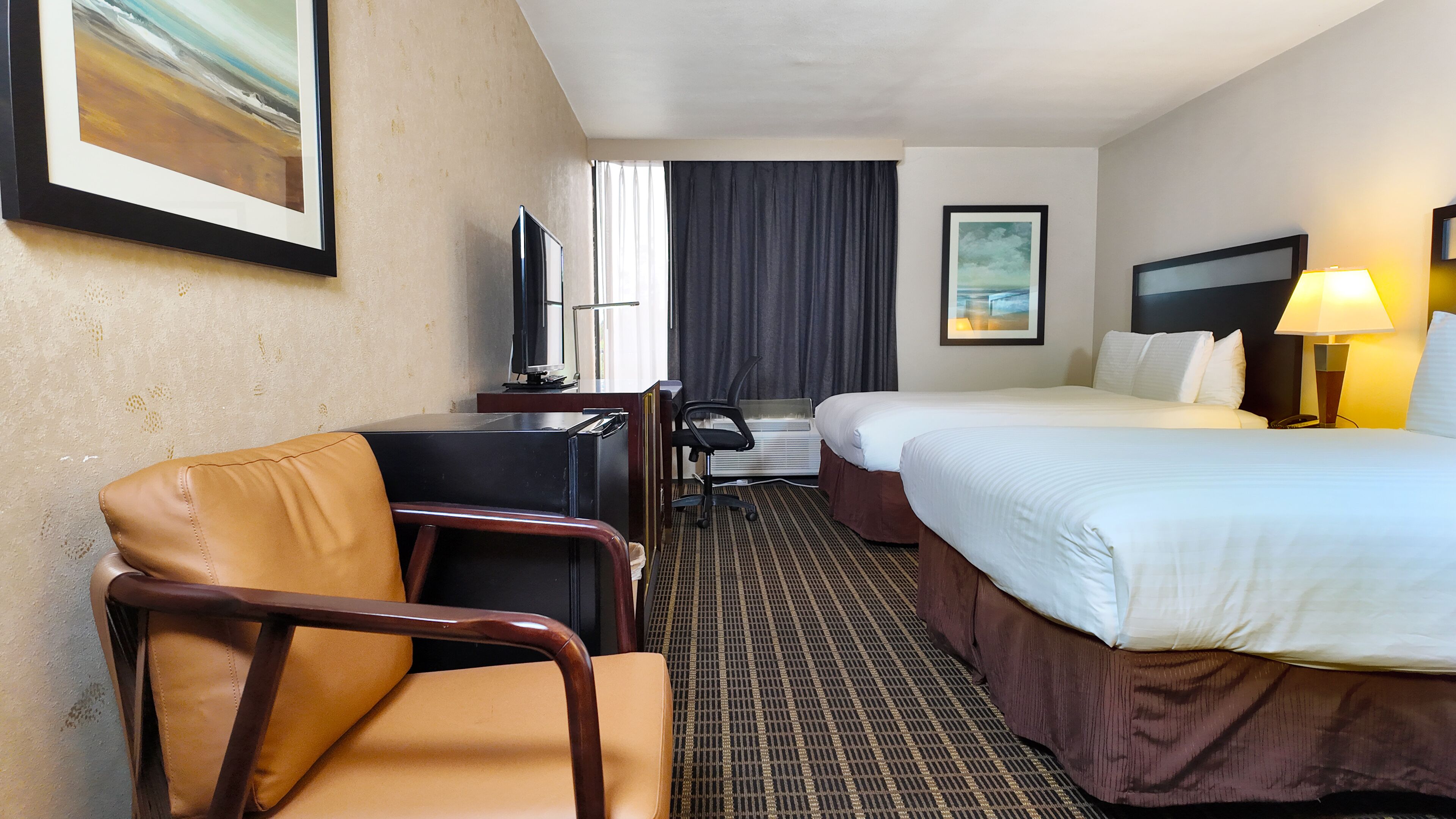 Standard Double Room, 2 Queen Beds | In-room safe, desk, iron/ironing board, free WiFi