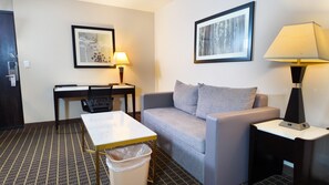 Standard Suite, 1 King Bed, Roll-in Shower | Living area | 40-inch flat-screen TV with digital channels - Alhambra Hotel (Alhambra)