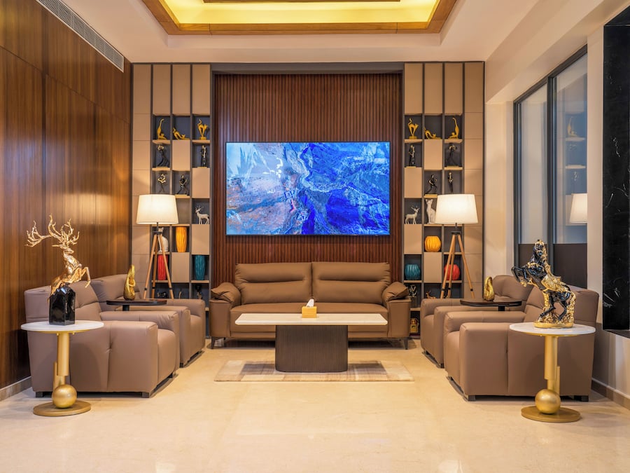 Sala de estar en el lobby