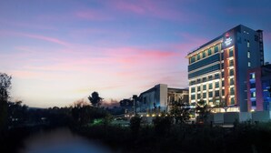 A modern hotel with multiple floors, large windows, and a sign indicating it is part of the Best Western Plus chain. - Best Western Plus Kathmandu Hotel (Kathmandu)
