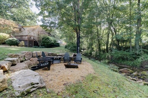 Whimsical Guest Cottage by a Mountain Stream