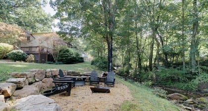Whimsical Guest Cottage by a Mountain Stream