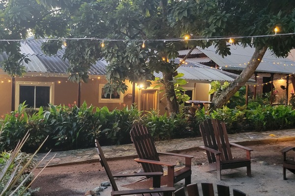 Outside sitting area