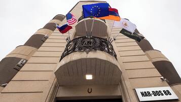 Façana frontal de l'allotjament