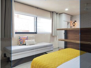 1 bedroom, WiFi, bed sheets - Estudio 2 camas Polo 15 (Playa del Carmen)