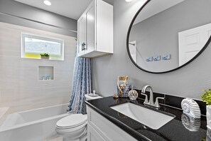 Shower, towels