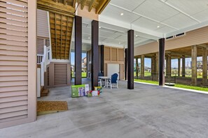 Interior - Steps to the Beach | Gated Community, Canal Views & Lift (Port Bolivar)